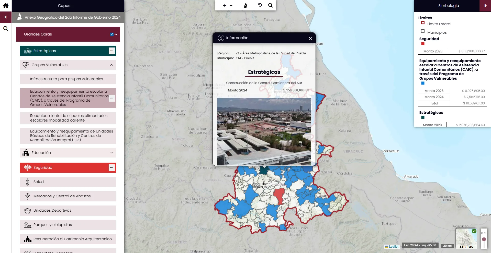 Sistema de Consulta: Anexo Geográfico de Gobierno
